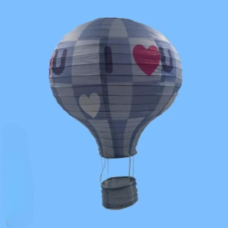 New 12inch Hot Air Balloon Paper Lantern Chinese Hanging Lantern Lamp Birthday Party Wedding Decor Lanterns Baby Showers