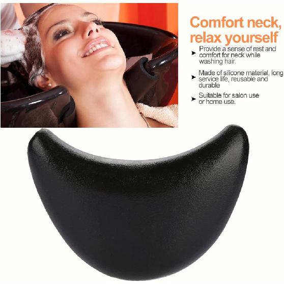 Shampoo Bowl, Salon Neck Pillow, Salon Shampoo Bowl Cushion, Silicone Hair Washing Neck Pillow Gel Neck Rest Hairdressing Hair Washing Cushion for