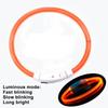 USB-C Rechargeable LED Dog Collar Glowing Pet Necklace Adjustable Waterproof Night Safety Collar