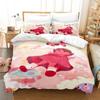 Cartoon Bee PuppyCat Bedding Set Duvet Cover Bed Set Quilt Cover Pillowcase Comforter king Queen Size Boys Adult Bedding Set