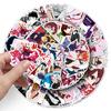 50 DANDADAN Cartoon Animation Waterproof Stickers for Scrapbooks, Luggage, and Thermos.