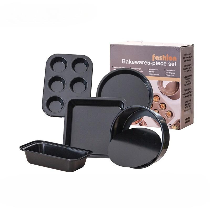Baking Pans Sets Muffin Tray Cupcake Mold Carbon Steel Baking Pan Non Stick Bakeware Biscuit Pan Microwave Cake Mould