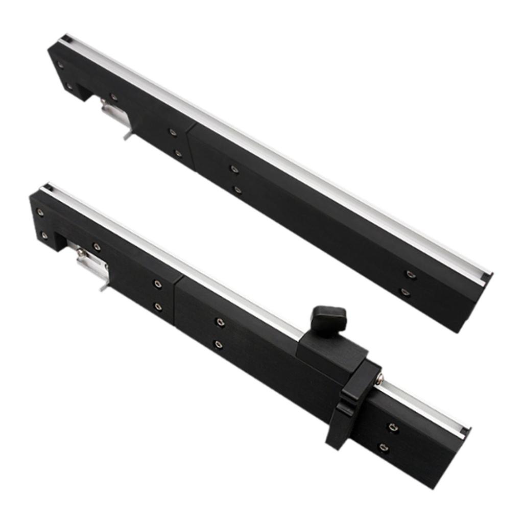 Table Saw Miter Gauge Fence Compact Metal Woodworking Guide Rail Track for DIY Workshop