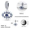 Trendige Mode Kupfer Metall Böse Augen Magisches Auge Charme Perlen Komponenten Perlen Komponenten Kompatibel Mit Authentischen Originalen Hohe Qualität Feinen Armbändern