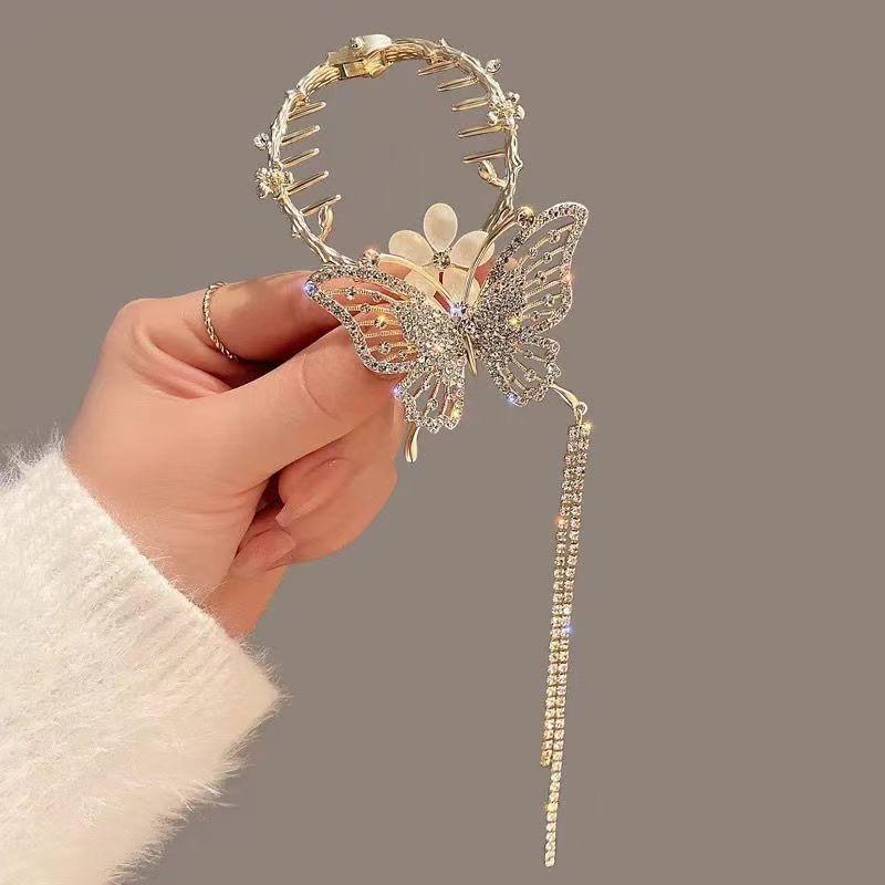 Eleganti Fermagli per Capelli con Strass e Perle con Nappe e Motivi per Donne e Ragazze