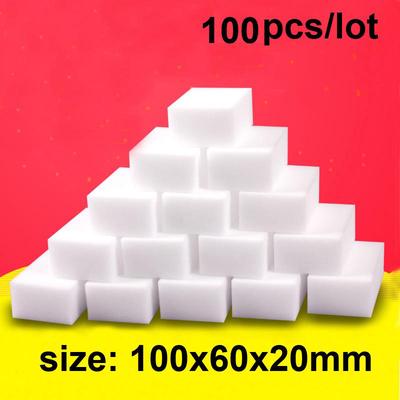 50/100 Pcs Melamine Sponge Magic Sponge Eraser Kitchen Sponge Cleanser Cleaning Bathroom Sponge
