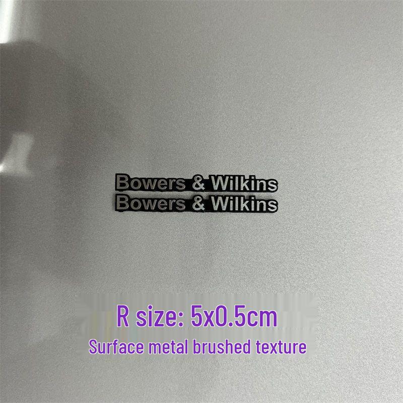 Dekorative Metallaufkleber für Auto-Audio-Lautsprecher von Bose, Harman Kardon, JBL.