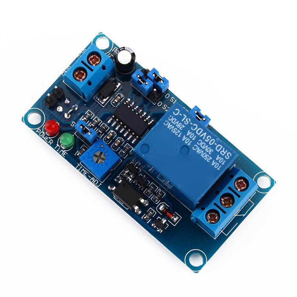 DC 5V Relay Module Adjustable Delay Large Current Load Cycle Trigger Timer Delay Circuit Module Timing Applications