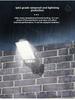 Outdoor Solar Garden Lights with Motion Sensor - LED Wall-Mounted, Ultra-Bright for Home and Street Use