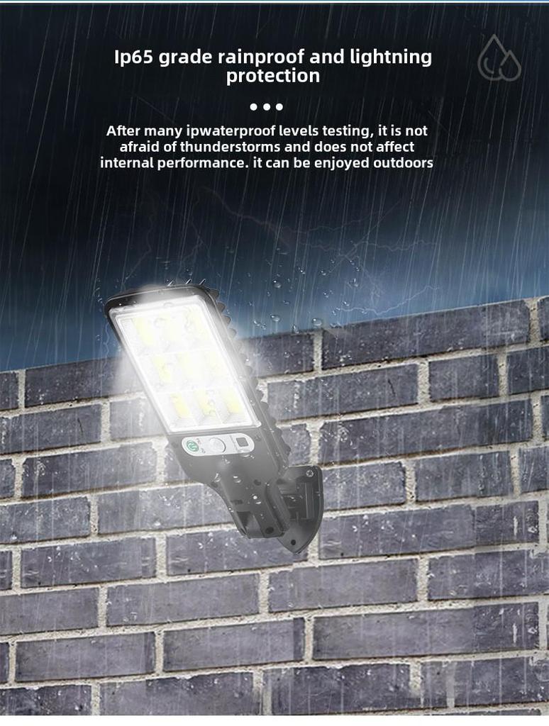 Outdoor Solar Garden Lights with Motion Sensor - LED Wall-Mounted, Ultra-Bright for Home and Street Use