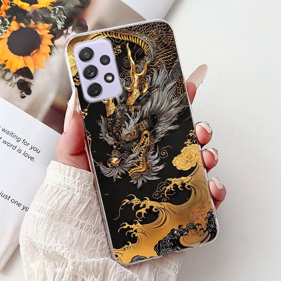 For Samsung Galaxy A52 A52s 5G Case SM-A526B SM-A528B Phone Cover Fashion Flower Soft Silicone Funda For Samsung A72 A 52 Bumper