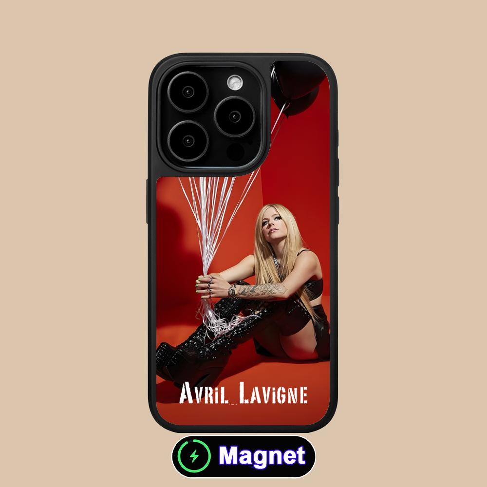 Avril Lavigne Matte Surface Magsafe Mobile Phone Case for iPhone 17 16 15 14 13 12 11 Air Pro Max Plus Colorful Cover