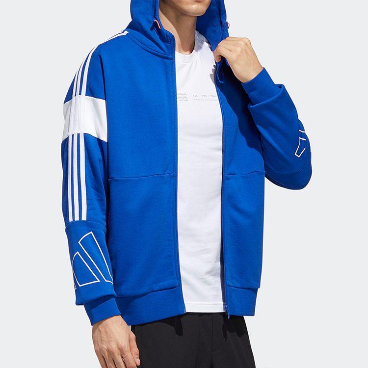 adidas Jackets Men's Royal Blue Hooded Moderate Other GF3996
