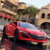 1/32 Honda Acura NSX Alloy Sports Car Diecasts & Toy Vehicles Metal Car Model Simulation Sound and Light Collection Childrens Toy Gift