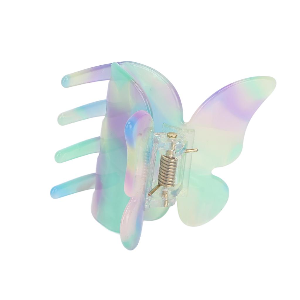 Butterfly Hair Clips Small Non Slip Hair Claw Clips Cellulose Acetate Hair Accessories for Women GirlColorful