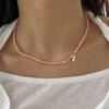 NUDOOR Baby Pink Coral Necklace