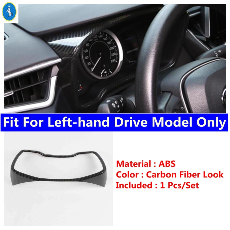 Carbon Fiber Look/Matte Center Console Dashboard trument Panel Cover Trim For Toyota Corolla E210  - 2025 Car Accessories