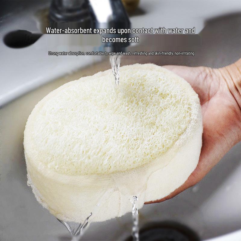 Natural Exfoliating Loofah Sponge for Body Wash & Back Scrub