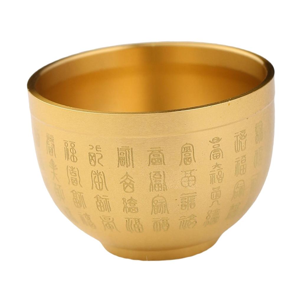 Feng Shui Treasure Basin Brass Cornucopia Bowl for Year Desk Restaurants M