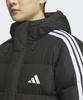 Adidas 3-Stripe Regular Fit Long Down Padded Jacket - Black / Jz8731