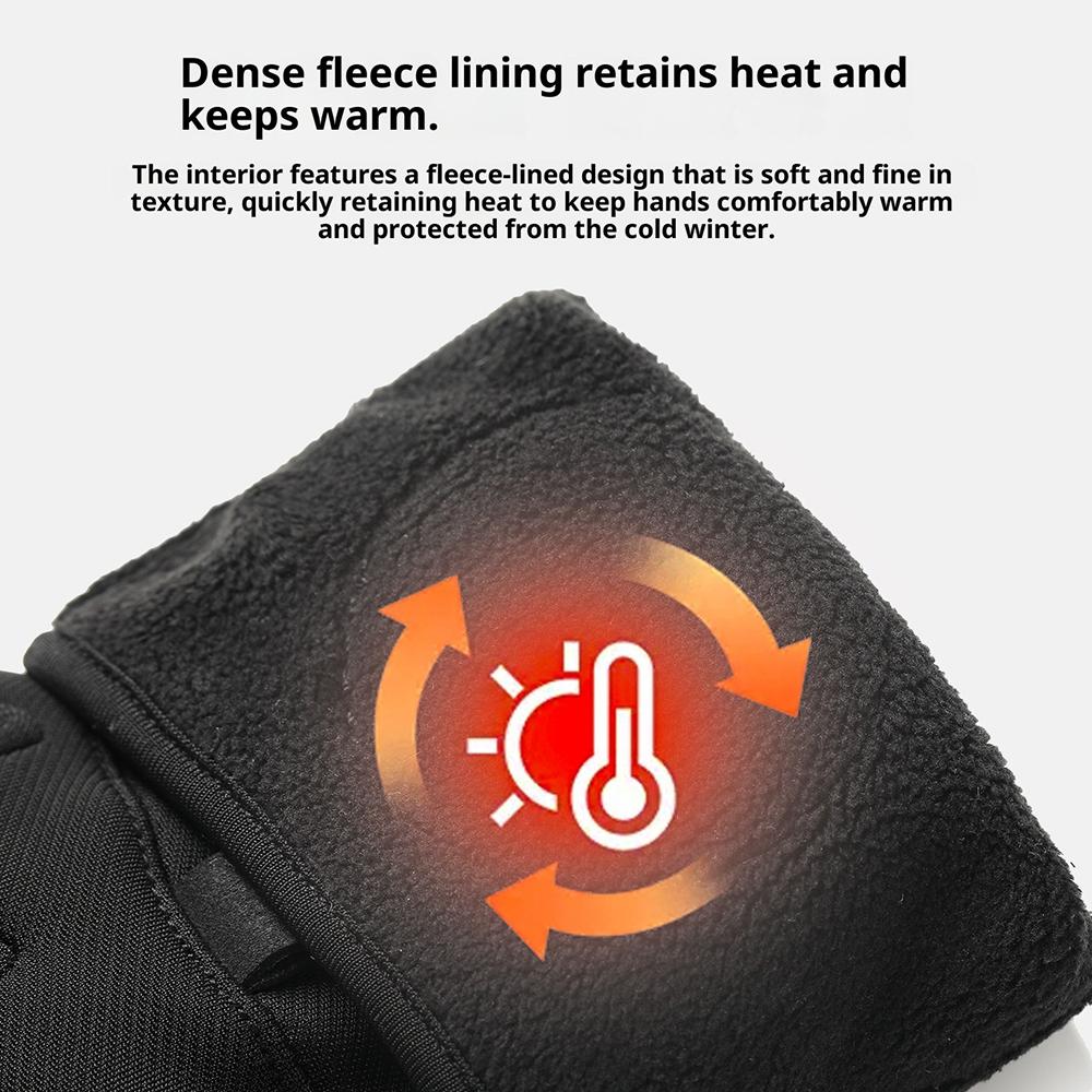 Winter Motorcycle Gloves Warm Waterproof Windproof Unisex with Touchscreen for Outdoor Riding Skiing Running Cycling Accessories