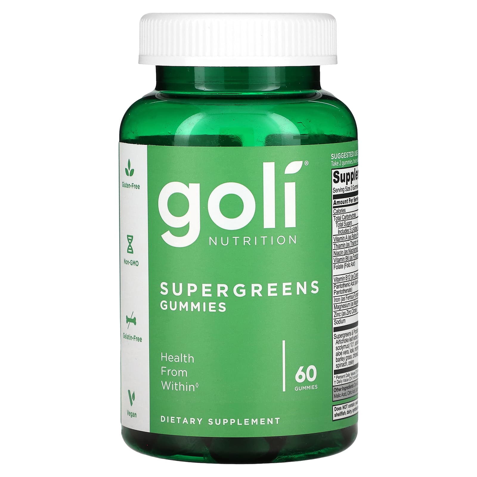 

Super Green Gummy Jelly, 60 Gummy Jelly