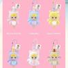 1 Piece Bag Decoration Baby Molly Pocket Friends Series Vinyl Figure Pendant Toys Kawaii Model Plush Keychain Children'S Gift