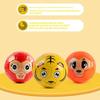 Kids Soccer Ball Mini Soccer Educational Toy Learning Portable Cartoon Animal Soft Ball For Practice Indoor Training Outdoor