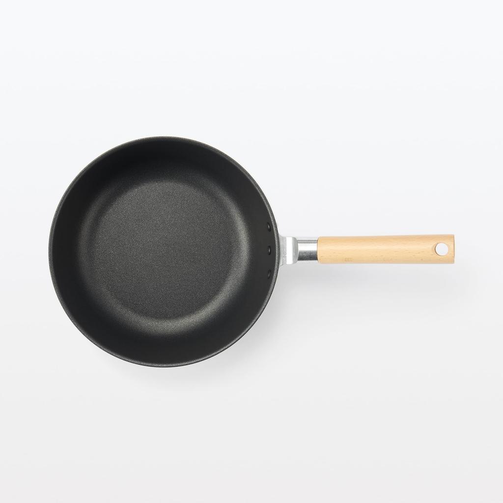 MUJI Frying Pan deep gas stove Can also be used as a pot 83453961 Non-stick (24cm diameter, type, only) - -
