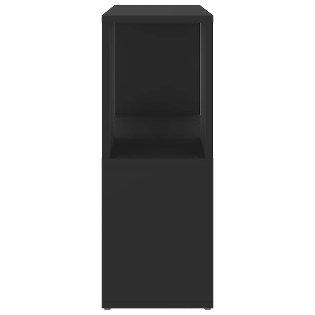 Bookshelf Black 60 x 24 x 63 cm Particleboard