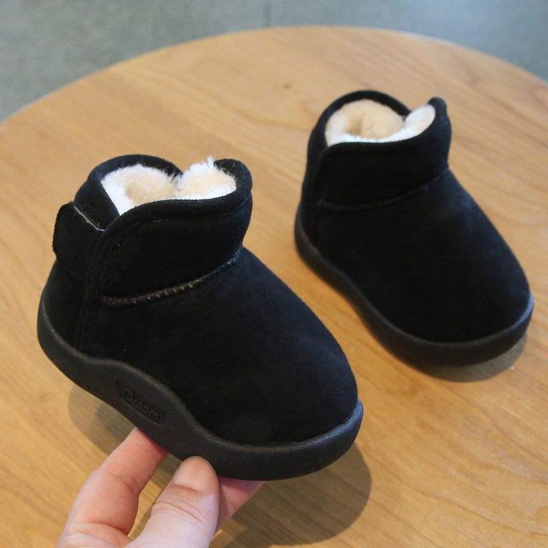 Children's Thickened Winter Snow Boots - Non-slip, Warm, Short Boots for Boys & Girls