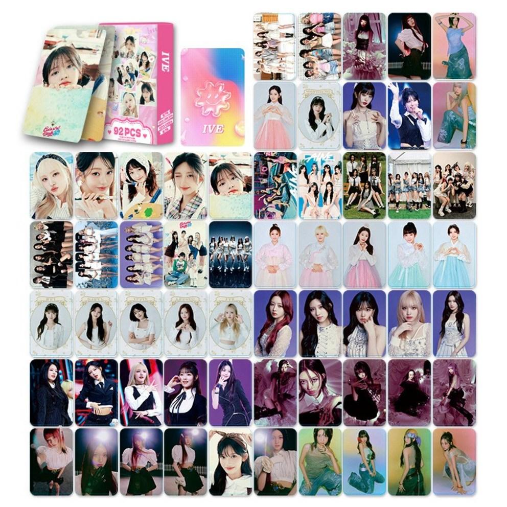 92 Ive photocard stickers / 60 photocards + 32 stickers