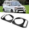 2Pcs Car Front Headlight Cover Headlamp Trim Decor Replacement for Suzuki Jimny 2007-2017 Car Accessories