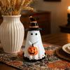 Halloween Gifts for Friends Ghost Ornament, Cute Tabletop Sculpture, Durable Resin Decorative Centerpiece Table Home Party Festive Shelf Ornaments