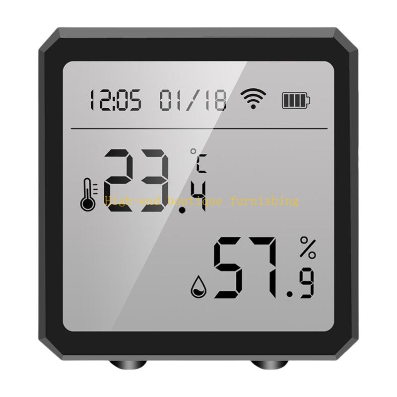  WIFI Thermostat Hygrometer Sensors LCD Display WIFI Humidity Temperature Detection Sensors Quick Response Monitoring