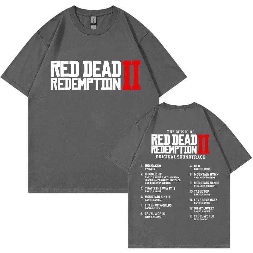 2026 Game Player Red Dead Redemption 2 Merch T Shirts Men Women Otaku Lover Tshirt Unisex Vintage Short Sleeve Tshirts