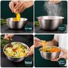 ZISIZ Food Grade 316 Stainless Steel Mixing Bowl