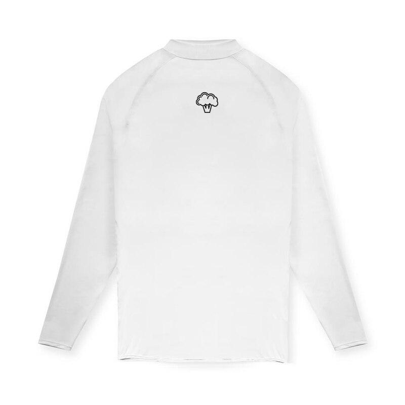 Muscleguys Herren Bequemes Sport-Rollkragenshirt Fitness Outdoor-Training Atmungsaktiv Lange Ärmel