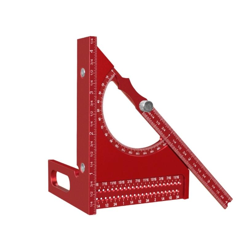 180 Degree Scribing Guide Tool With Aluminum Alloy Frame For Accurate Woodworking And Engineering Layouts