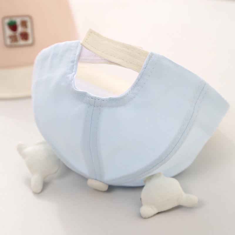 Spring Baby Duckbill Hat - Soft Brim Sunshade Cap with Cute Auspicious Words for Boys & Girls
