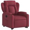 Recliner Chair with Lift Assistance Wine Red Fabric