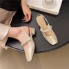 New Summer Single Shoes for Women: High Heel  Chunky Heels Mid-heel Flip-flops