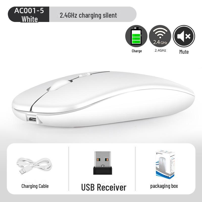 Ultra-Thin Portable Luminous Bluetooth Wireless Mouse