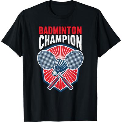 Badmintonmästare Rolig Badminton T-shirt(1)