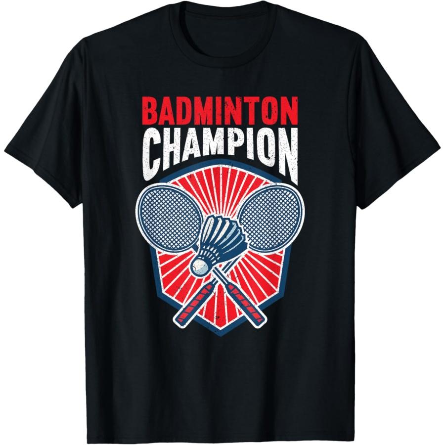 Badminton Champion Funny Badminton T-Shirt(1) XXXXXL чёрный