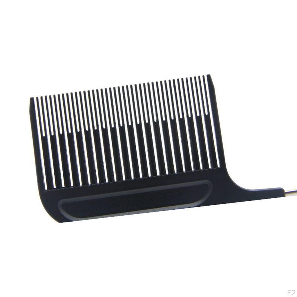 Fine Comb Steel Pin with Stainless Pintail for Sectioning and Styling Tool Barbers Anti Static