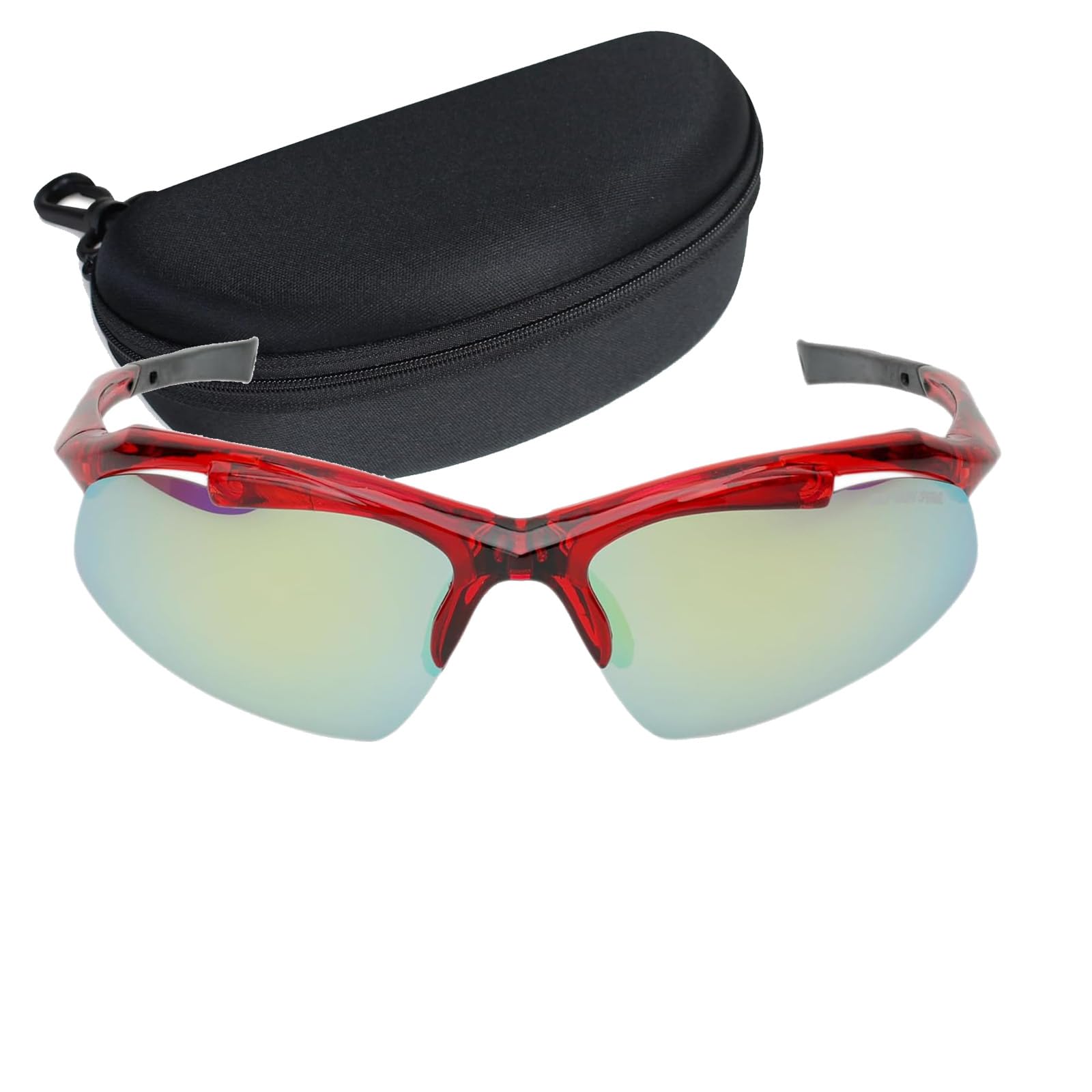 

Captain Stag Polarized Sunglasses with PC Brown Yellow Leebo Men s Case, Plastic, Mirror, CSP-S007-2-EH-72 червоний
