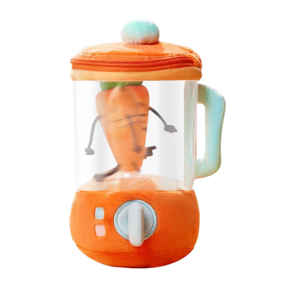 Carrot Juicer Doll, Fun Drawstring Spinning Plush Toy, Creative Doll Toy, Birthday Gift (Spinning Carrot Toy)