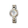 Eco-Drive Series 50M Waterproof Quartz Movement Stainless Steel Watch Women Watches White EM0666-89D