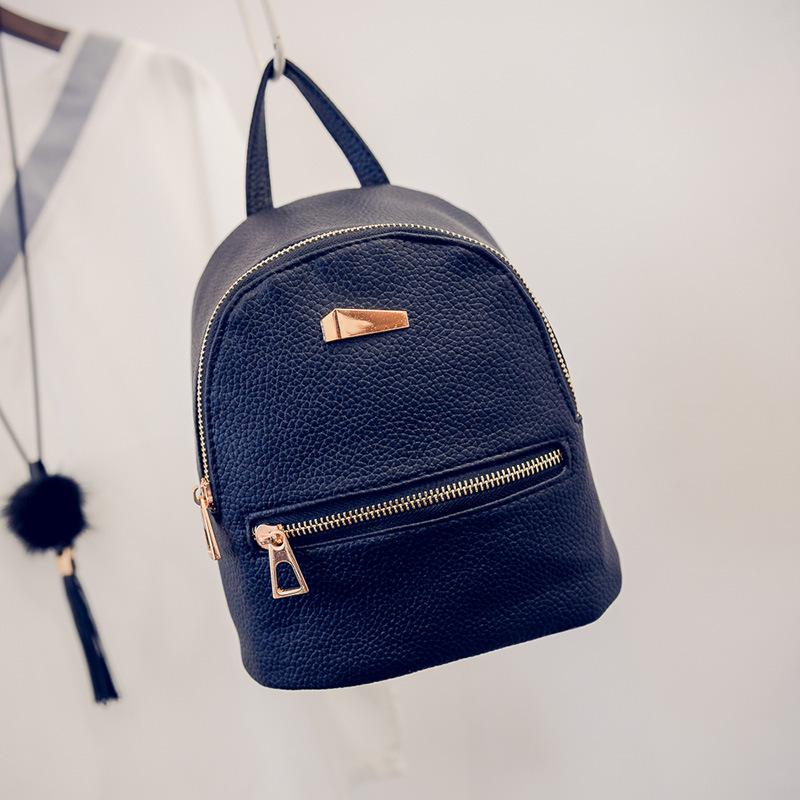 SCIONE Women Bag Small Backpack Fashion Bag Casual PU Backpack Female Schoolbag